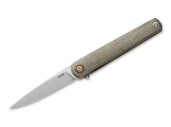 Outlet MKM Flame Light Drop Point Micarta Green