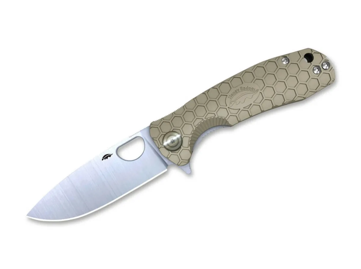 Honey Badger Flipper D2 Large Tan Burgundy