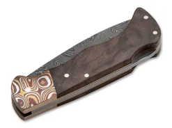 Hot Böker Manufaktur Solingen Folding Hunter Mokume Damascus