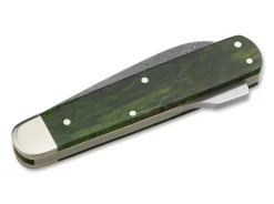 Böker Manufaktur Solingen Hunters Knife Mono Damascus Curly Birch Green