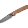 New CIVIVI Imperium Damascus Micarta Brown
