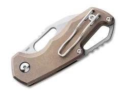 Outlet MKM Isonzo M390 Clippoint Titanium Bronze