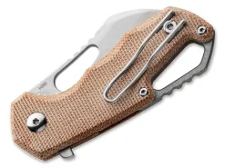 Clearance MKM Isonzo M390 Hawkbill Micarta Natural