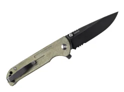 Clearance Kizer Justice Micarta Green