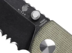 Clearance Kizer Justice Micarta Green