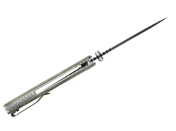 Clearance Kizer Justice Micarta Green