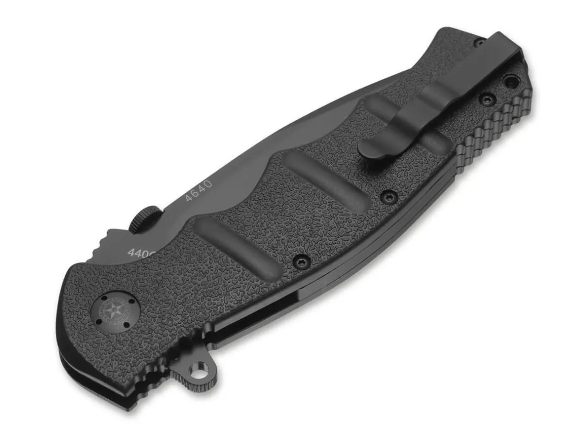 New Böker Plus Kal-101 Black Serrated