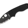 Clearance Spyderco Lil' Native Black Serrated