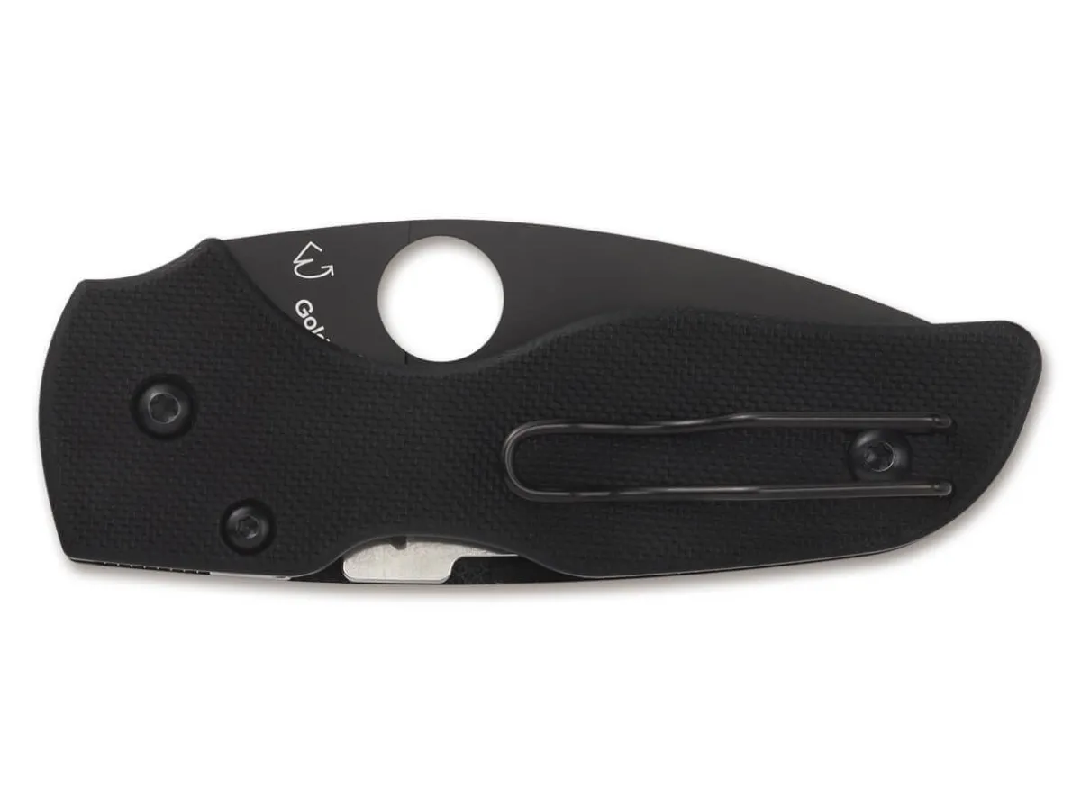 Clearance Spyderco Lil' Native Black Serrated