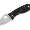 Best Spyderco Lil' Temperance 3 Black Plainedge