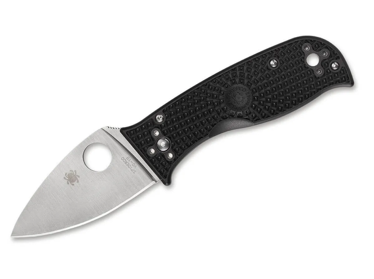 Best Spyderco Lil' Temperance 3 Black Plainedge