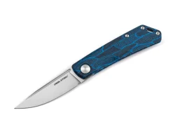 Best Real Steel Luna Damascus G10 Sky Blue Boker Exclusive