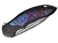 Hot WE Knife Makani Titanium Black Flamed