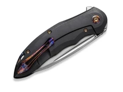 Hot WE Knife Makani Titanium Black Flamed