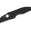 Clearance Spyderco Microjimbo G10 Black Blade Plainedge