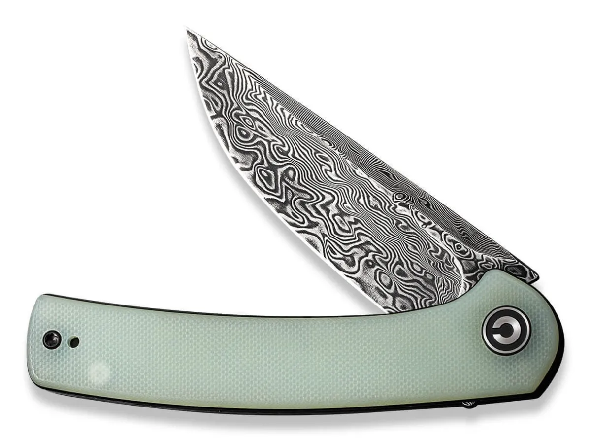Hot CIVIVI Mini Asticus Natural G10 Damascus
