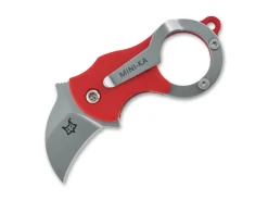 Hot Fox Knives Mini-Ka Red Sandblasted