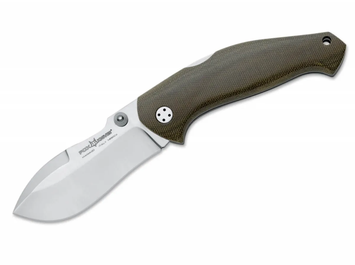 Online Fox Knives Mojo Green Micarta