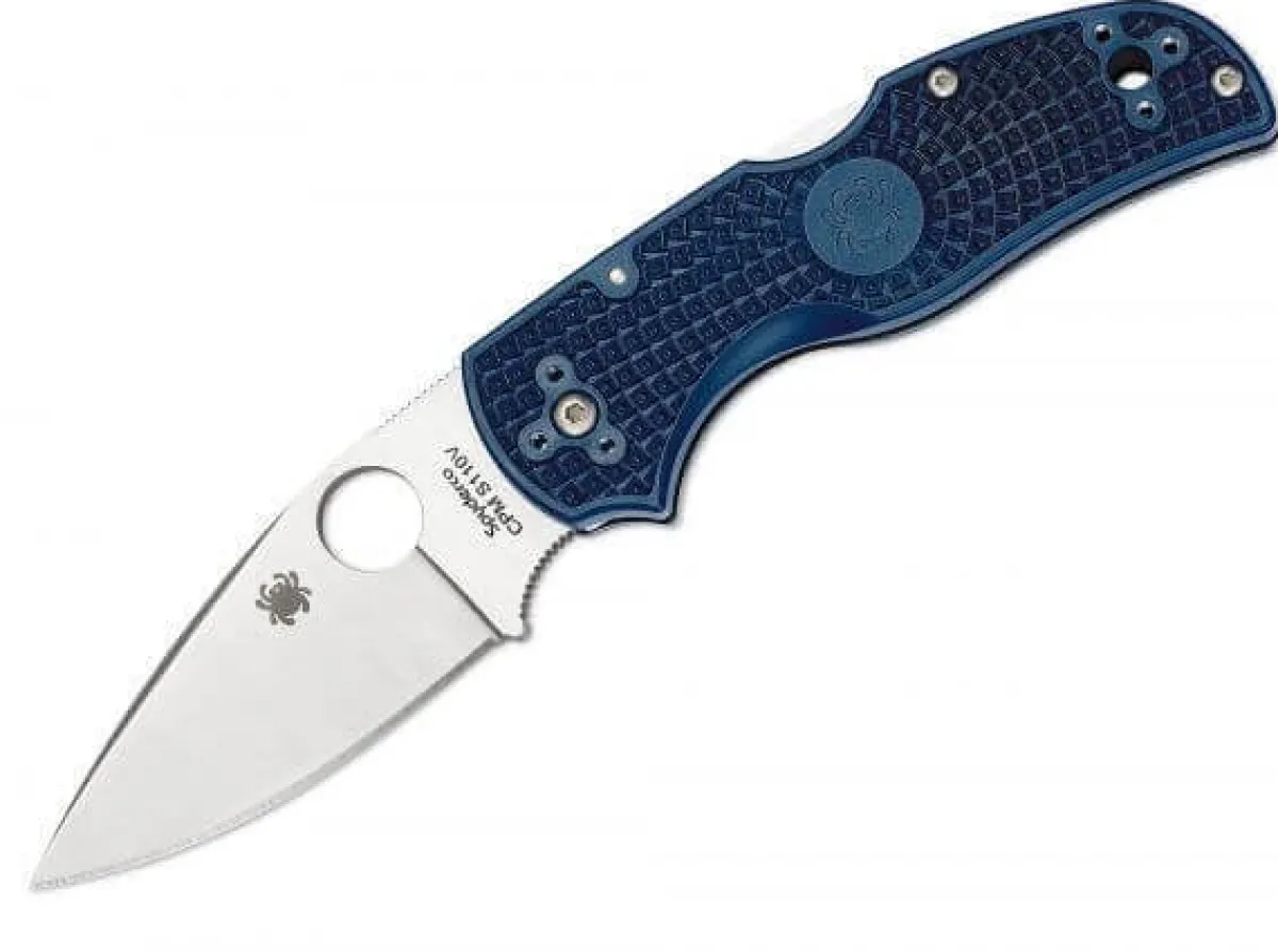 Hot Spyderco Native 5 Lightweight Dark Blue Backlock