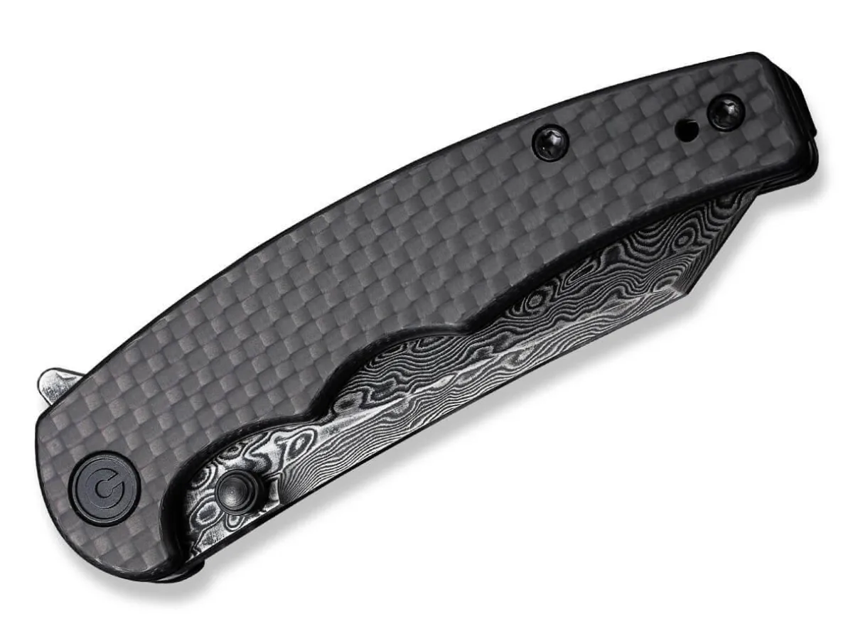 Best CIVIVI P87 Twill Carbon Damascus