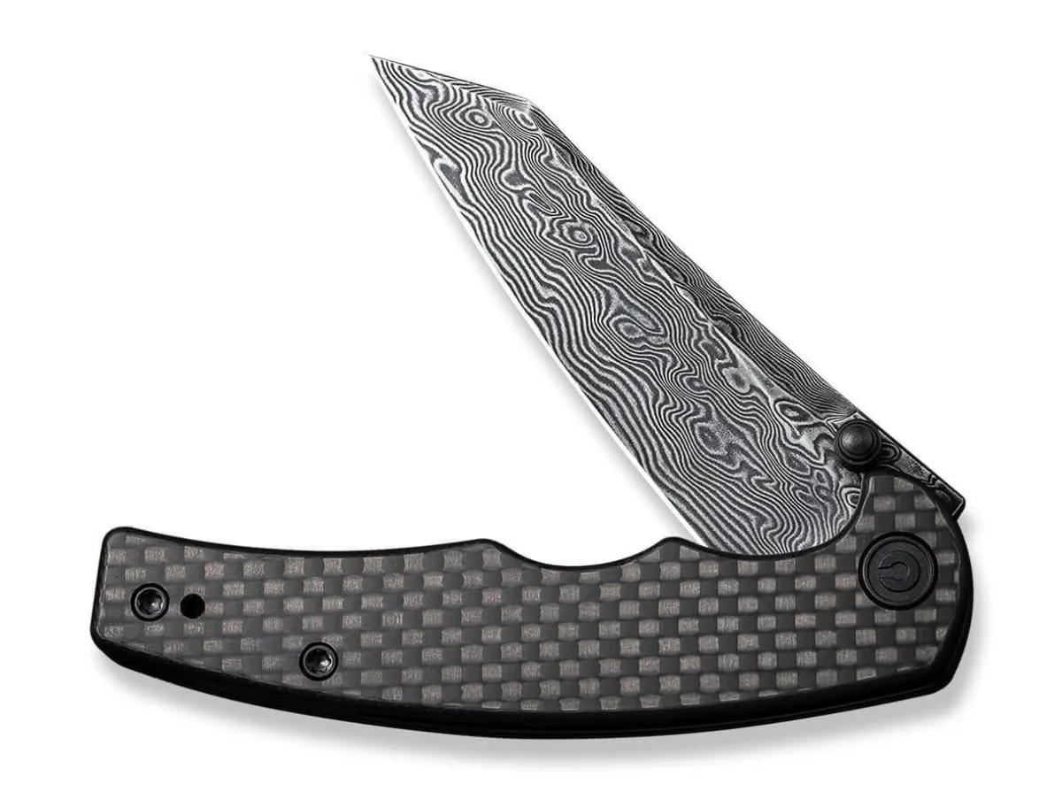 Best CIVIVI P87 Twill Carbon Damascus