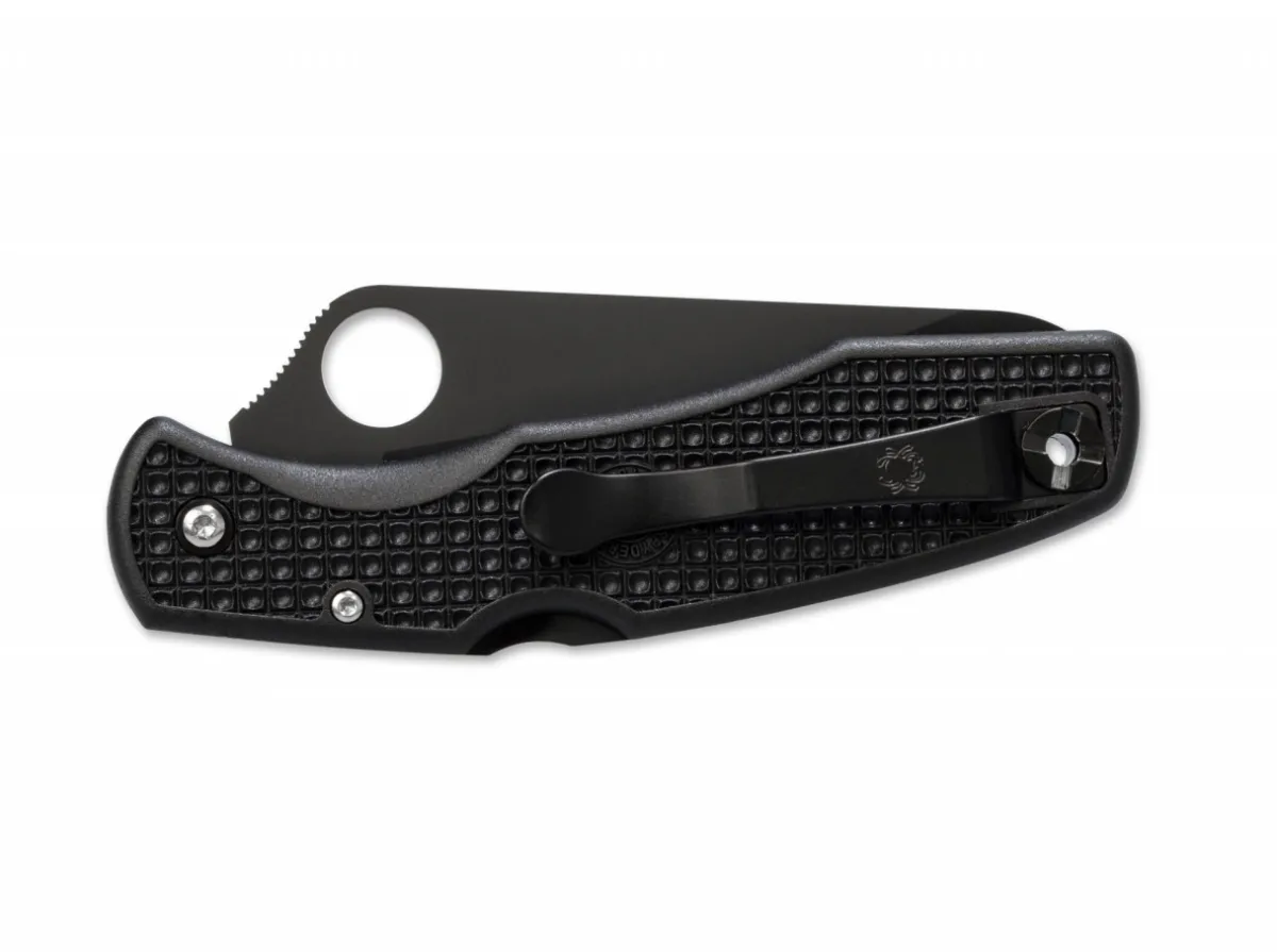 Clearance Spyderco Pacific Salt Black Plain