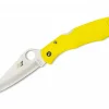 Best Spyderco Pacific Salt Yellow Plain