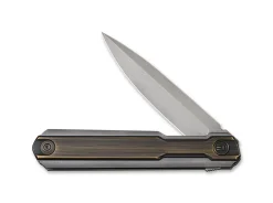 Online WE Knife Peer Titan Grey Brass