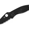 Online Spyderco Persistence Lightweight All Black Combinationedge