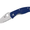 New Spyderco Persistence Lightweight Blue Cpm-S35Vn Comboedge
