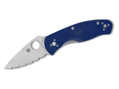 Clearance Spyderco Persistence Lightweight Blue Cpm-S35Vn Spyderedge