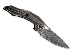 CIVIVI Plethiros Black Brass Damascus