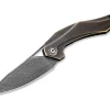 Clearance CIVIVI Plethiros Black Brass Damascus