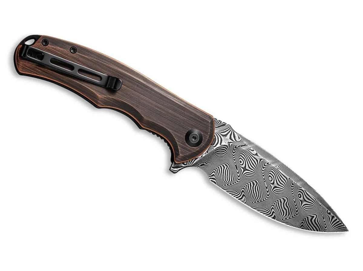 New CIVIVI Praxis Black Copper Damascus