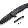 Discount WE Knife Press Check Titanium G10 All Black Dp