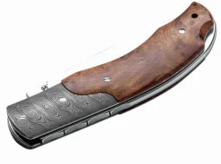 Viper Quality Damascus Bolster Amboina