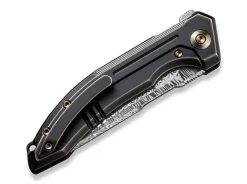 Clearance WE Knife Quixotic Titanium Bronze Damascus