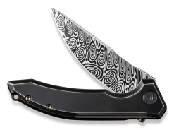 Clearance WE Knife Quixotic Titanium Bronze Damascus