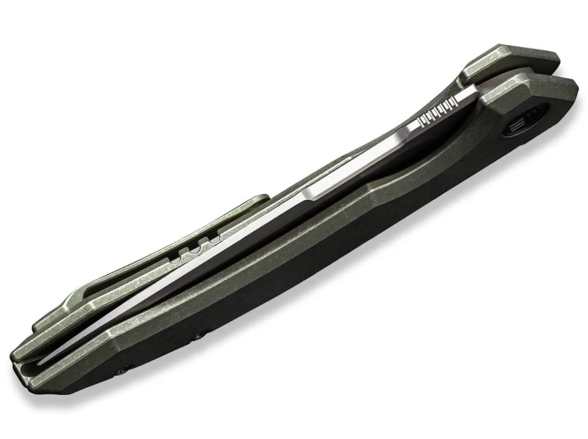 Sale WE Knife Quixotic Titanium Green