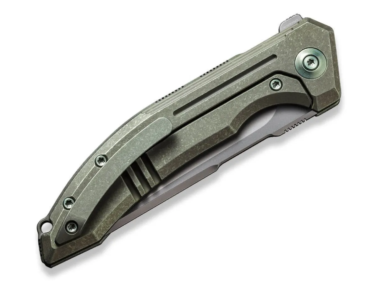 Sale WE Knife Quixotic Titanium Green
