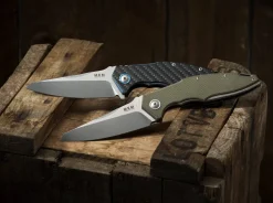 Hot MKM Raut Olive Drab G10 Front Flipper