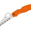 New Spyderco Rescue Jr. Orange Serrated