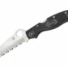 Clearance Spyderco Rescue 93Mm Black