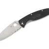 Outlet Spyderco Resilience Lightweight Black Combination