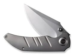 Online WE Knife Riff-Raff Polished Bead Blasted Titanium