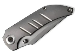 Online WE Knife Riff-Raff Polished Bead Blasted Titanium