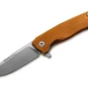 Clearance LionSteel Rok Aluminium Orange Satin