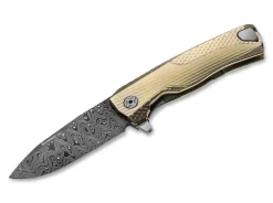 Discount LionSteel Rok Damascus Gold