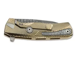 New LionSteel Rok Damascus Gold
