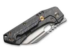 Hot WE Knife Roxi 3 Titanium Tiger Stripe Flame